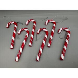 Rutgers University College Set of 6 Candycane Ornaments